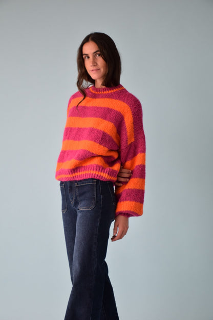 Jersey Aura Buganvilla y Naranja