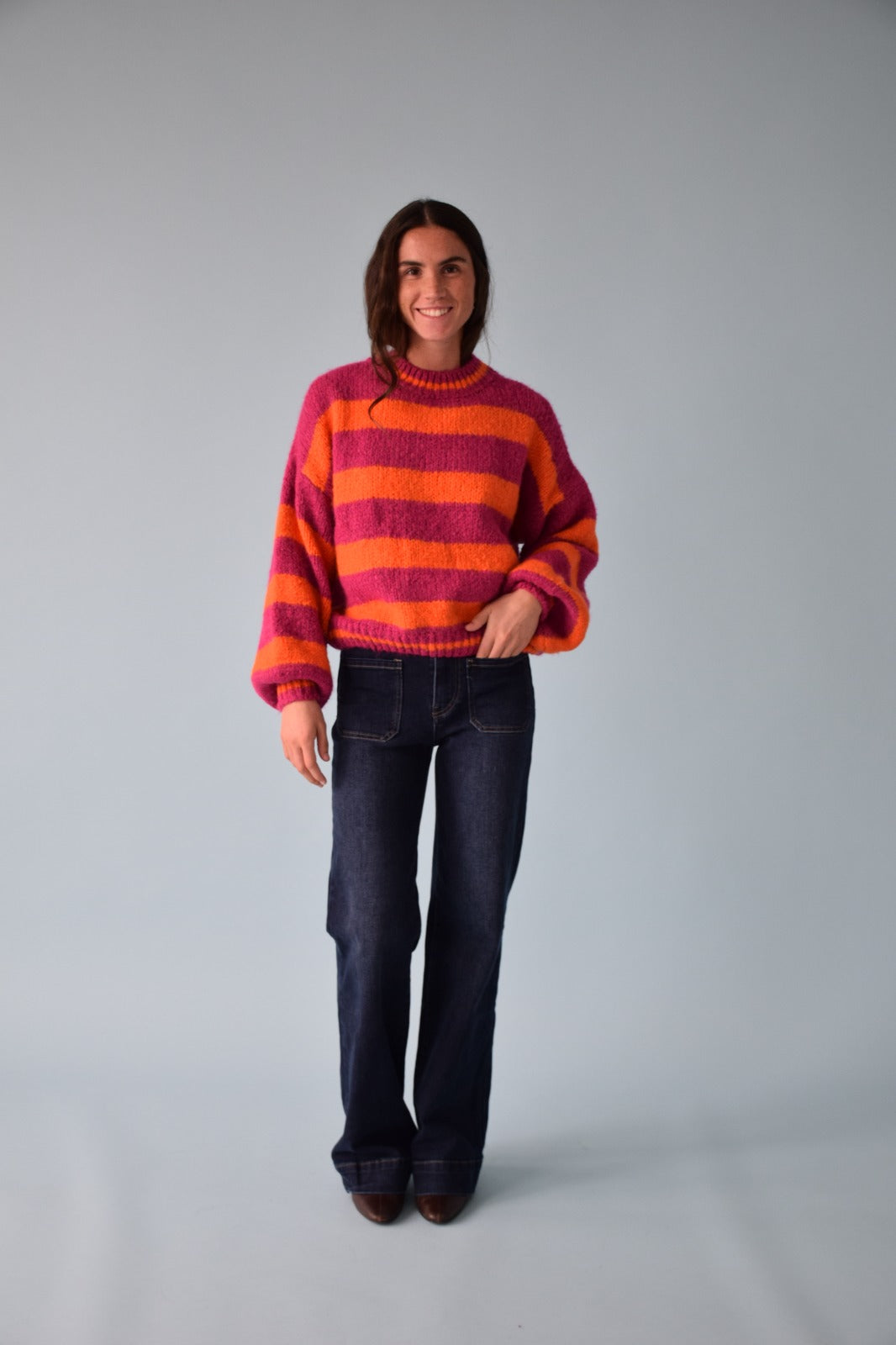Jersey Aura Buganvilla y Naranja