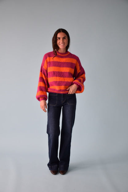 Jersey Aura Buganvilla y Naranja