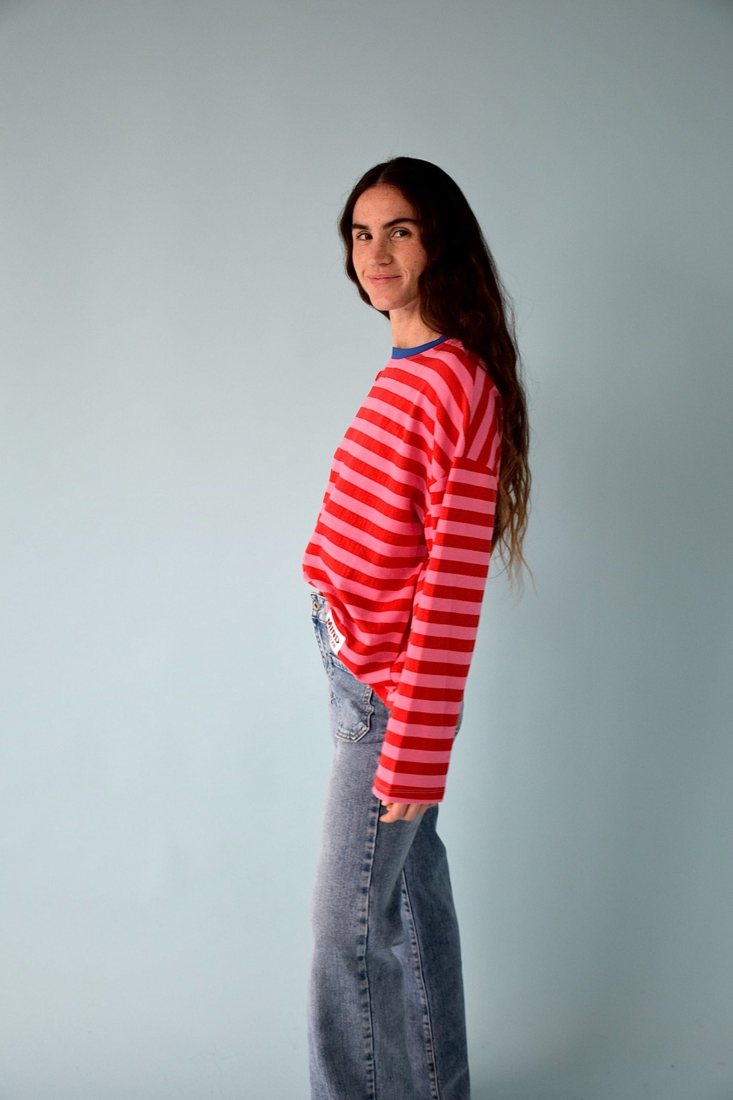 Camiseta Núria Rosa y Rojo