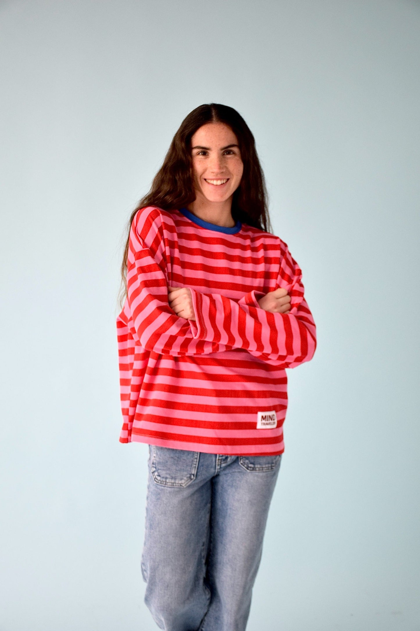 Camiseta Núria Rosa y Rojo