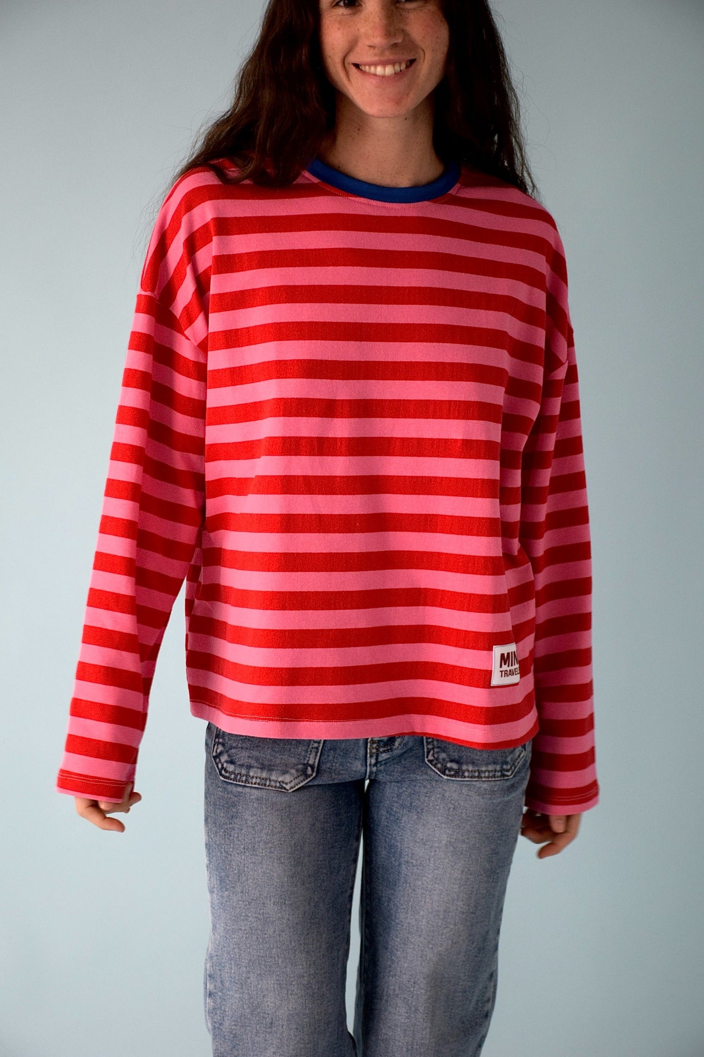 Camiseta Núria Rosa y Rojo