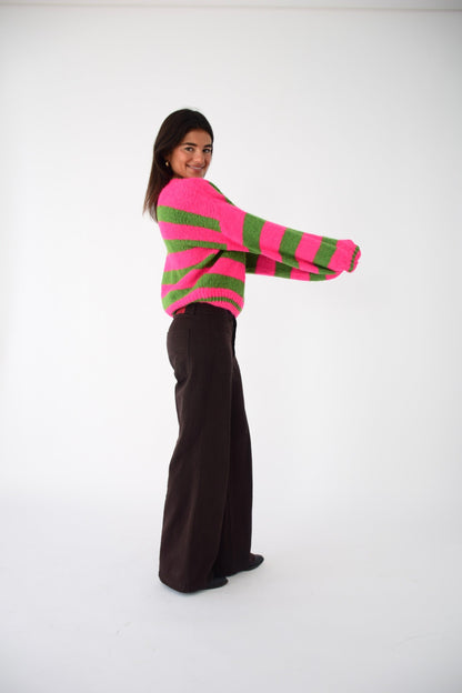 Jersey Aura Fucsia y Verde