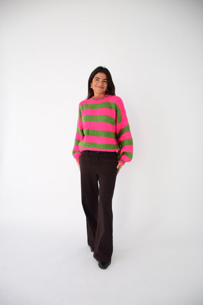 Jersey Aura Fucsia y Verde