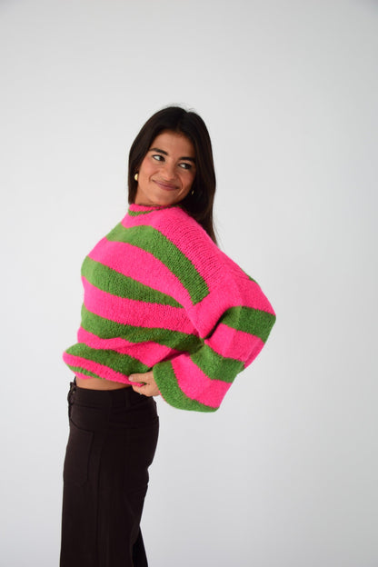 Jersey Aura Fucsia y Verde