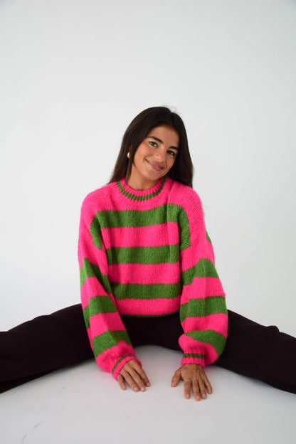 Jersey Aura Fucsia y Verde