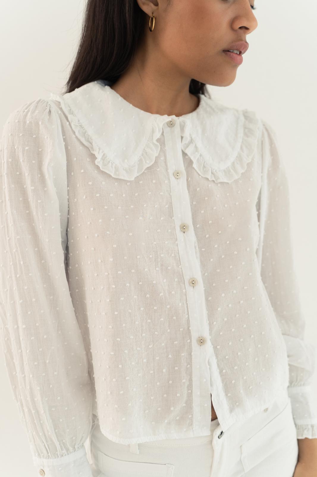 Diana White Blouse