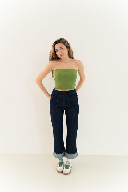 Inés Green Cardigan