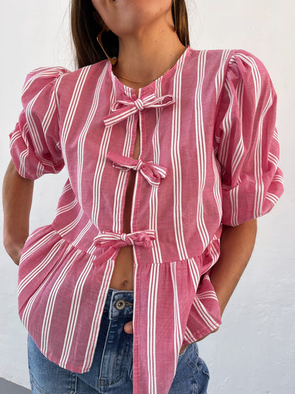 Blusa Bianca Rosa