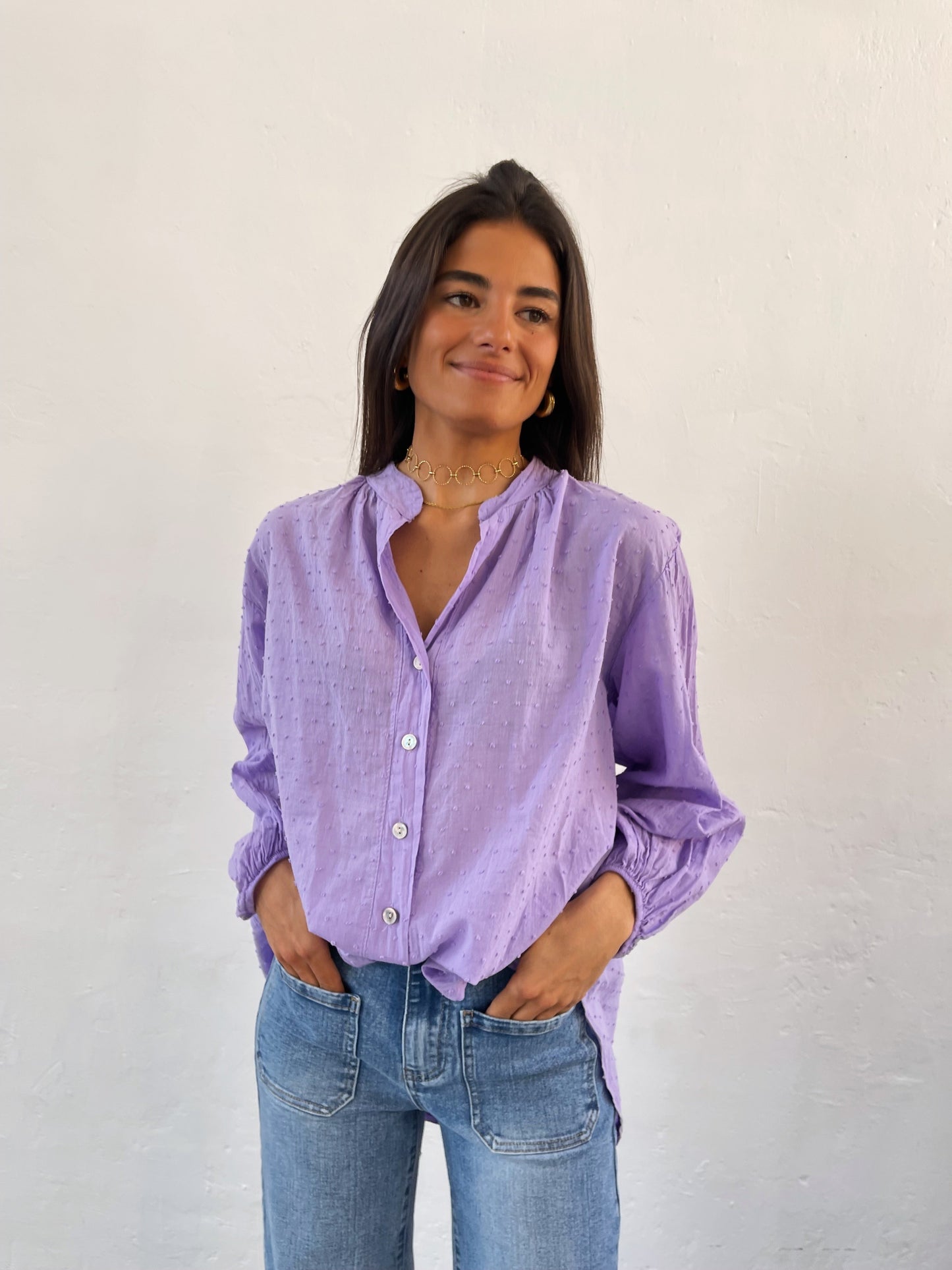 Blusa Julia Lavanda