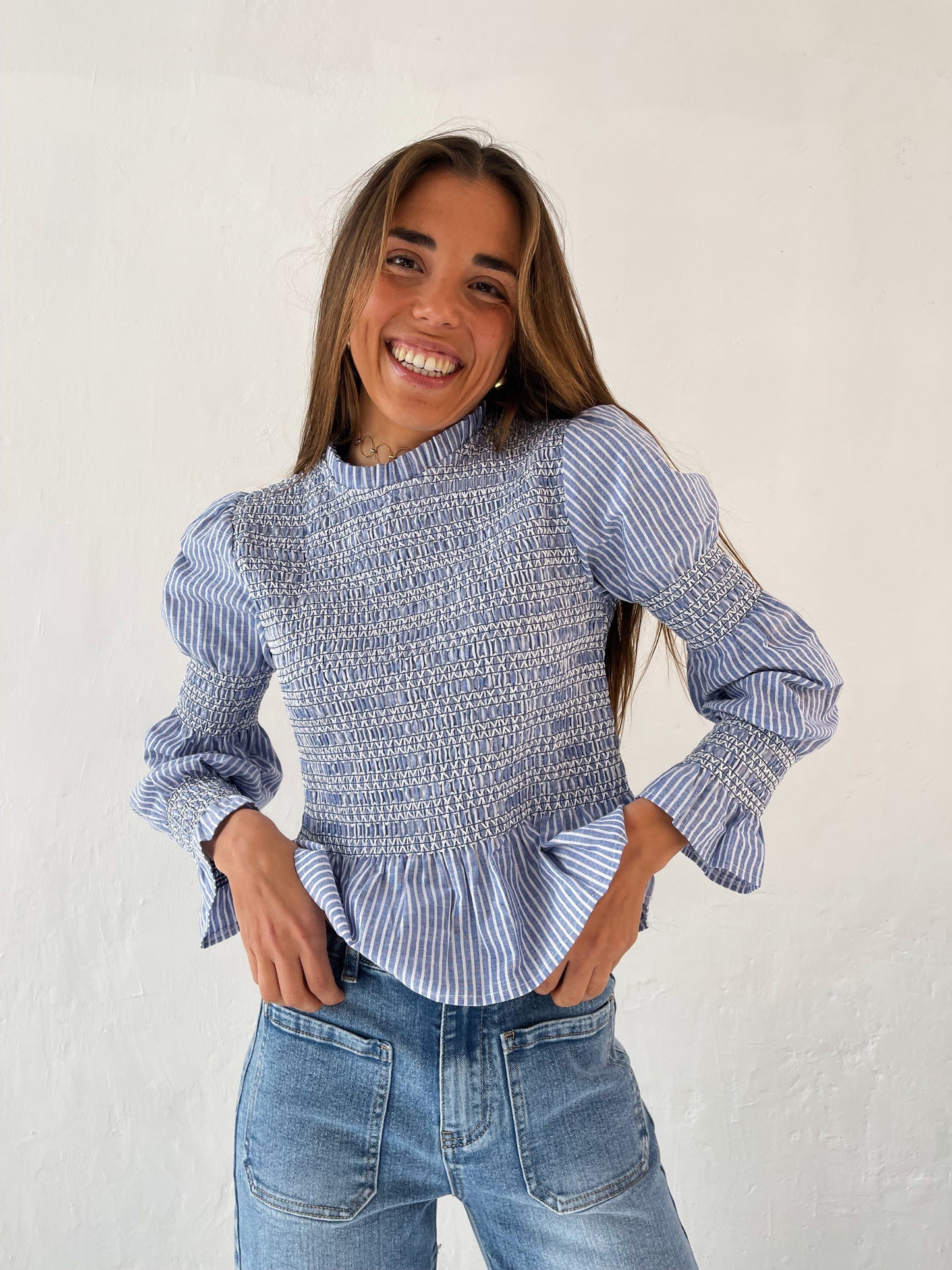 Blusa Rocío Azul