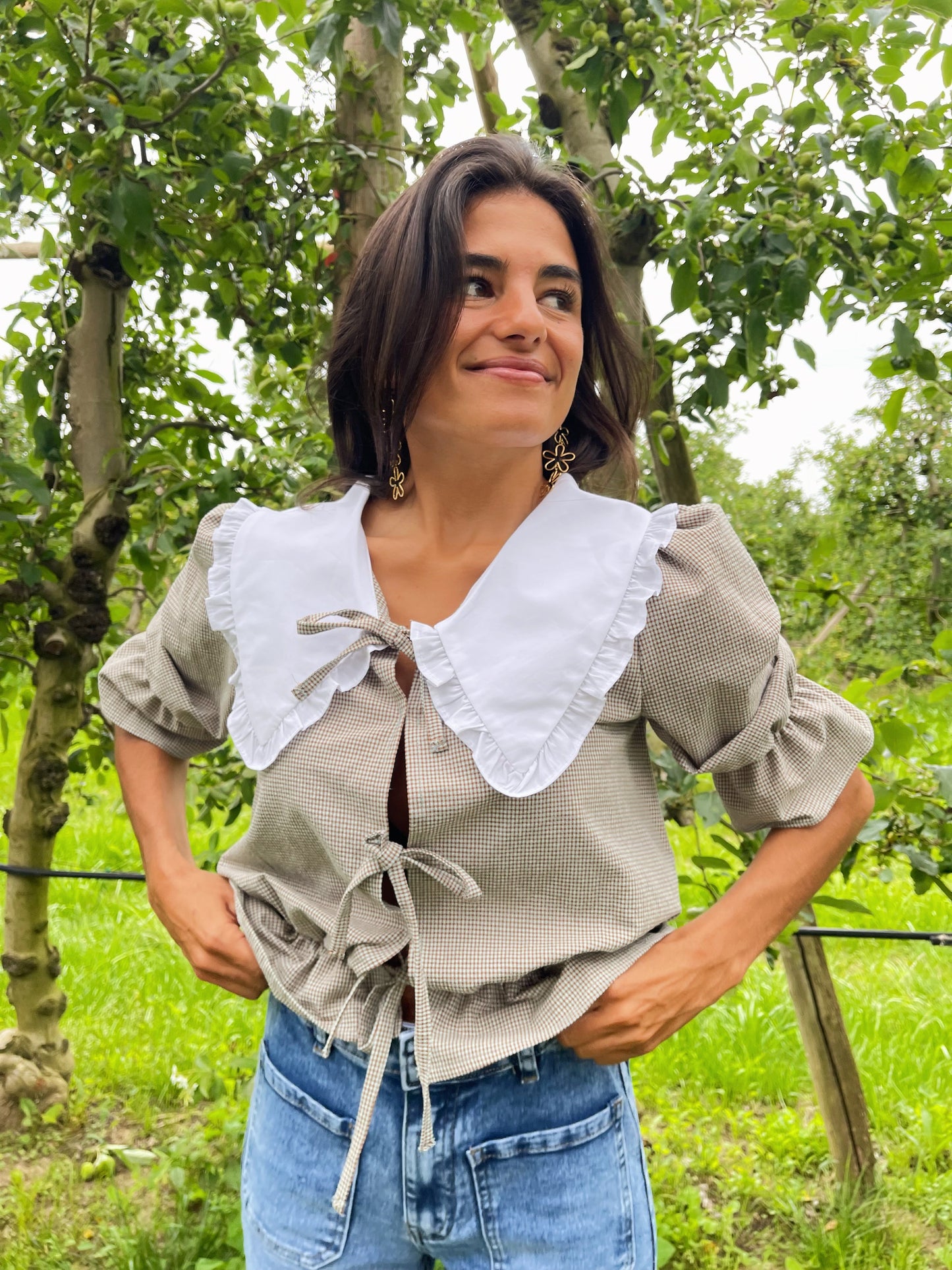 Blusa Sara Marrón