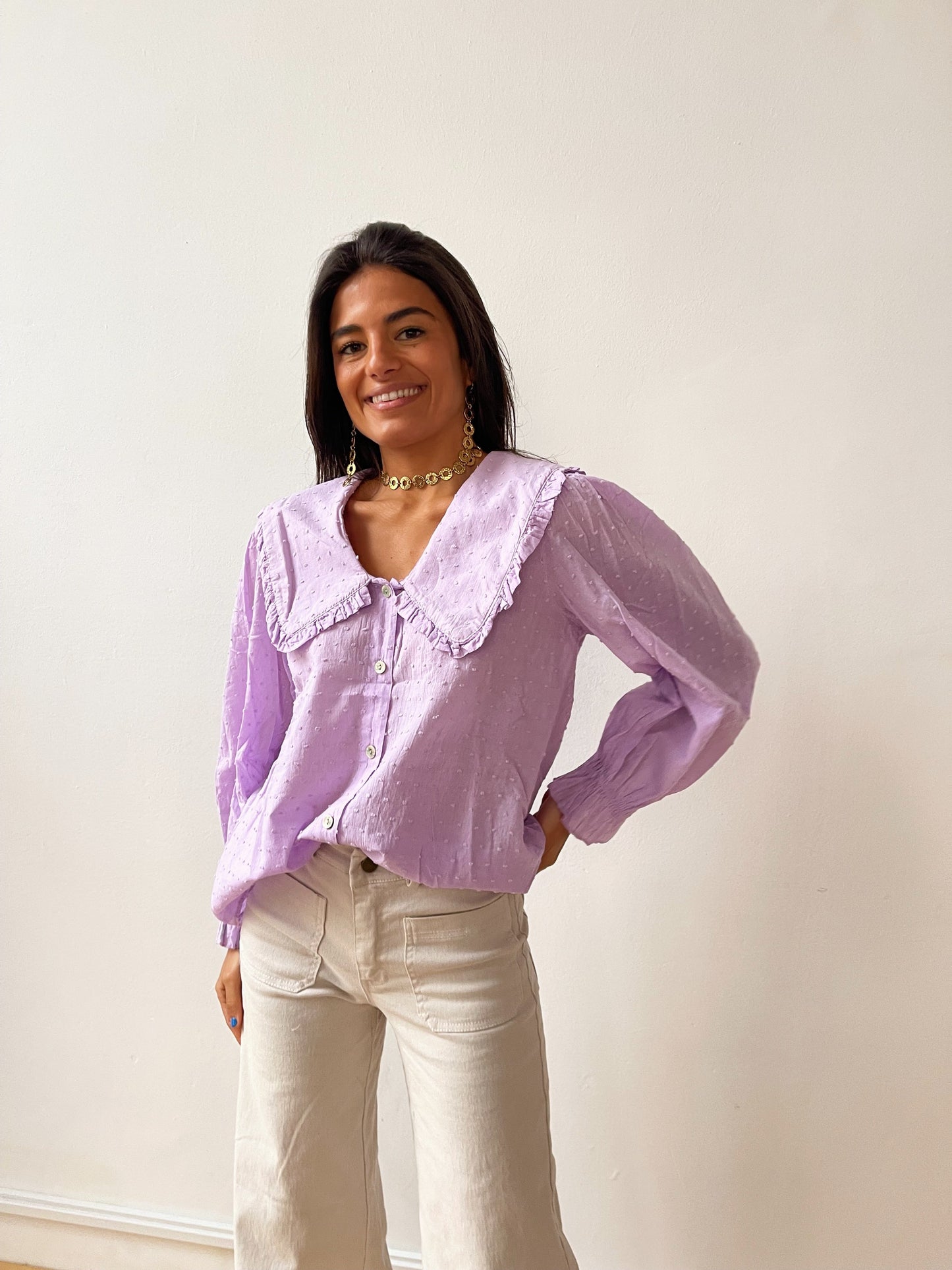 Camisa Chiara Lavanda