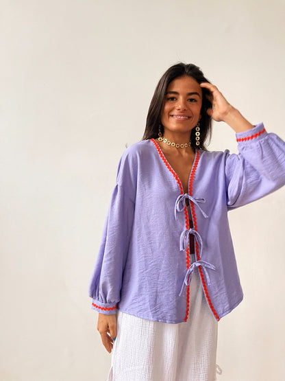 Blusa Marta Lavanda