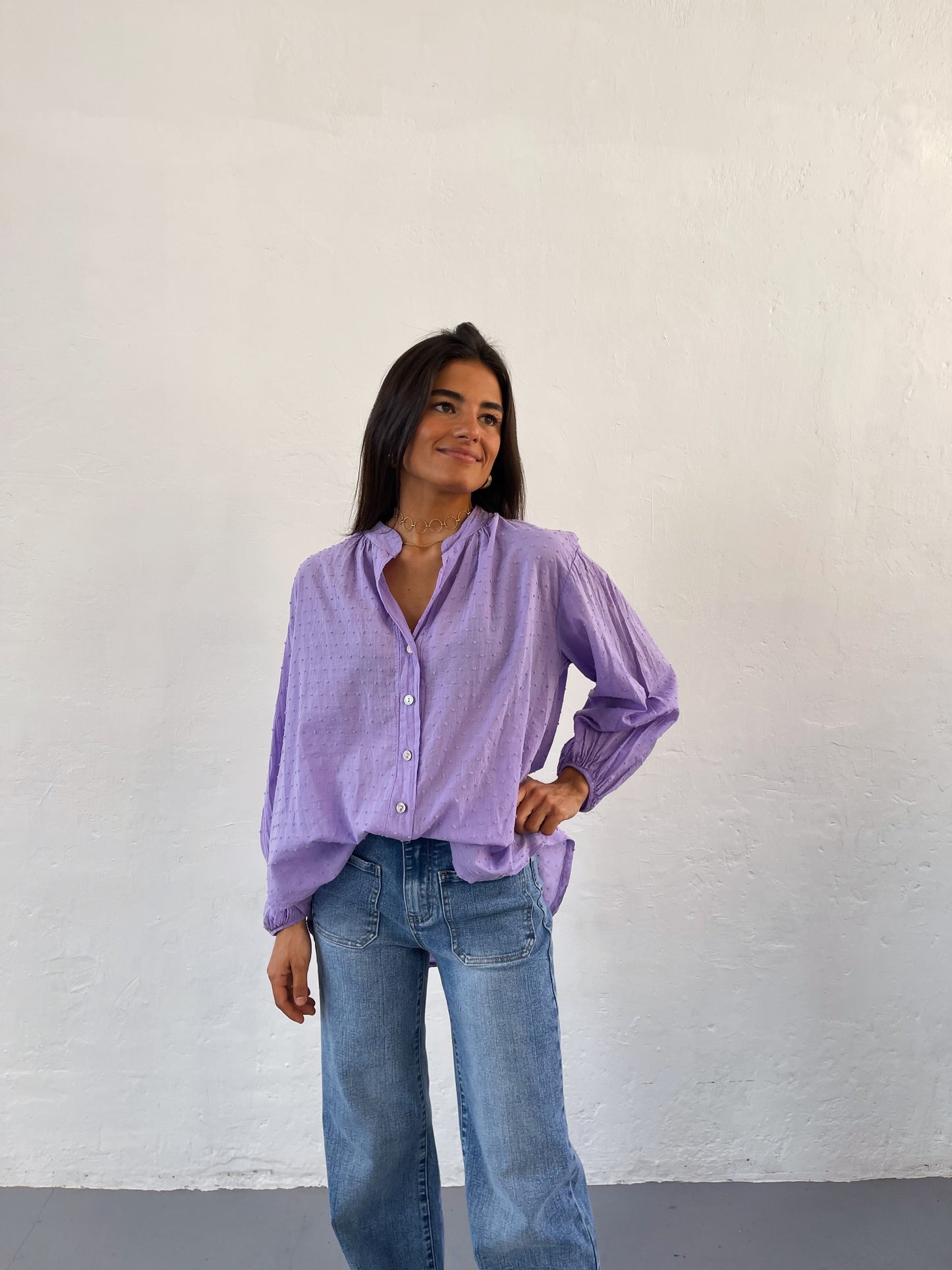 Blusa Julia Lavanda