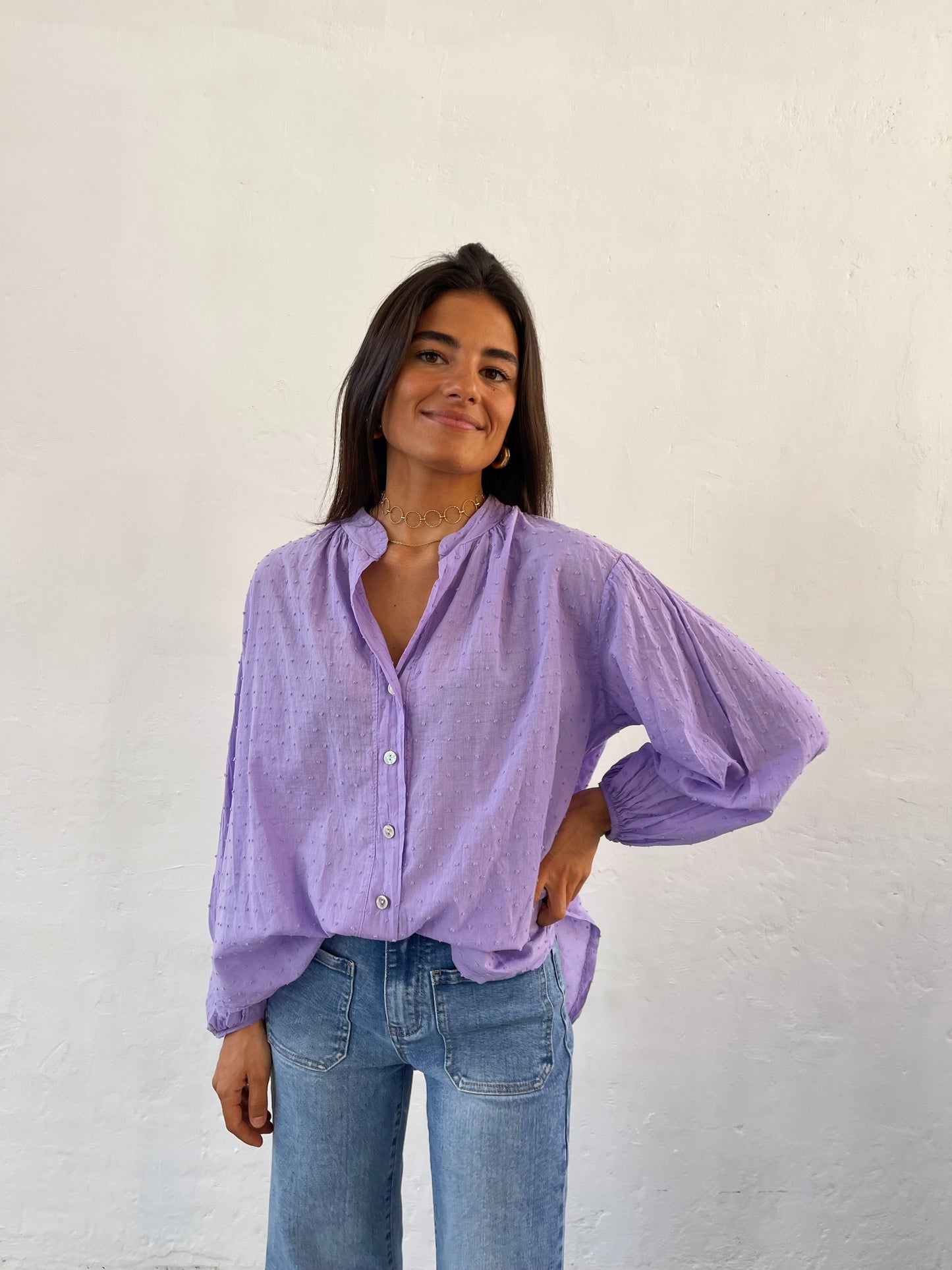 Blusa Julia Lavanda