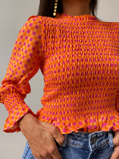 Orange Chía Blouse