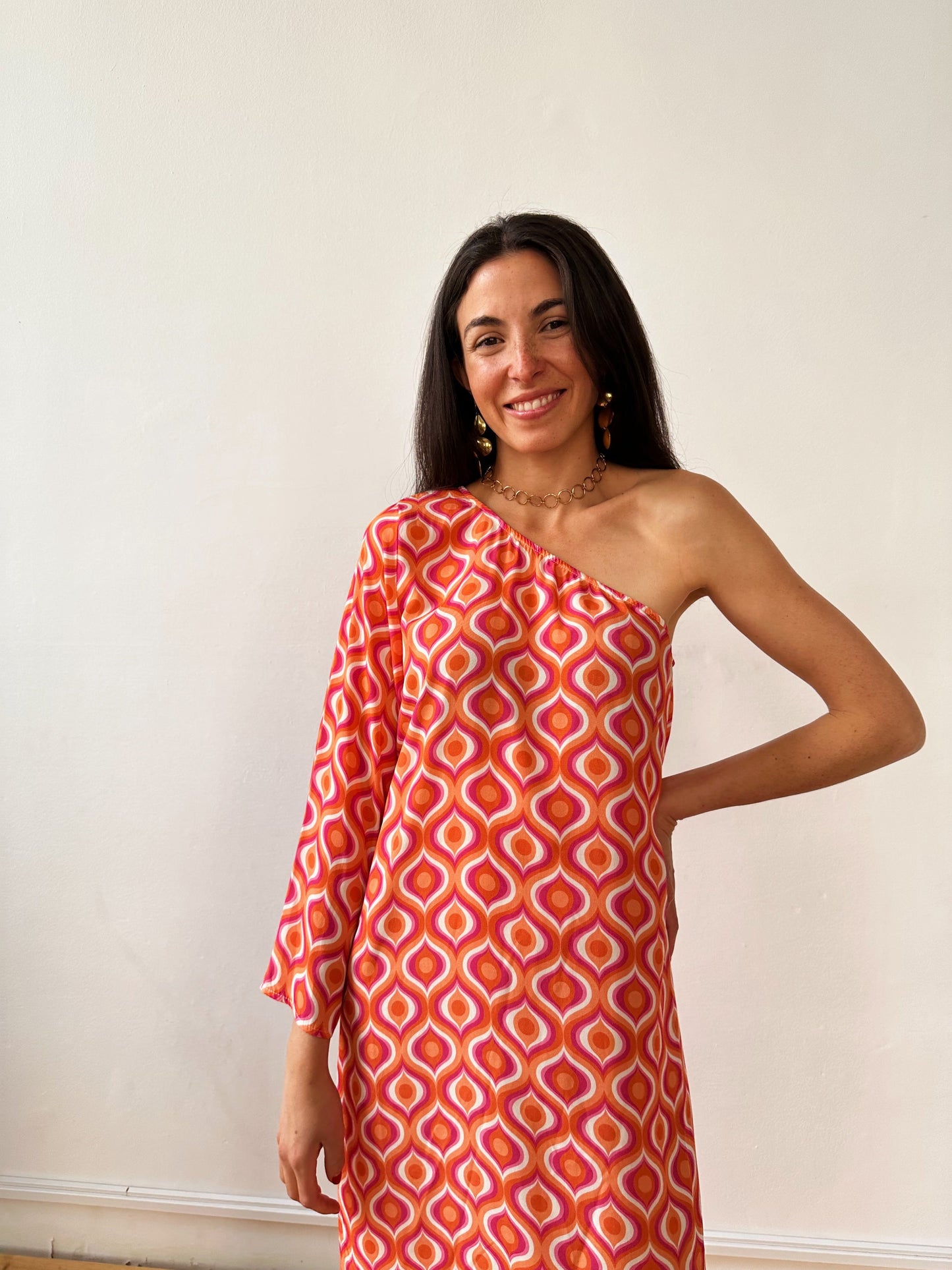 Vestido Tina Naranja