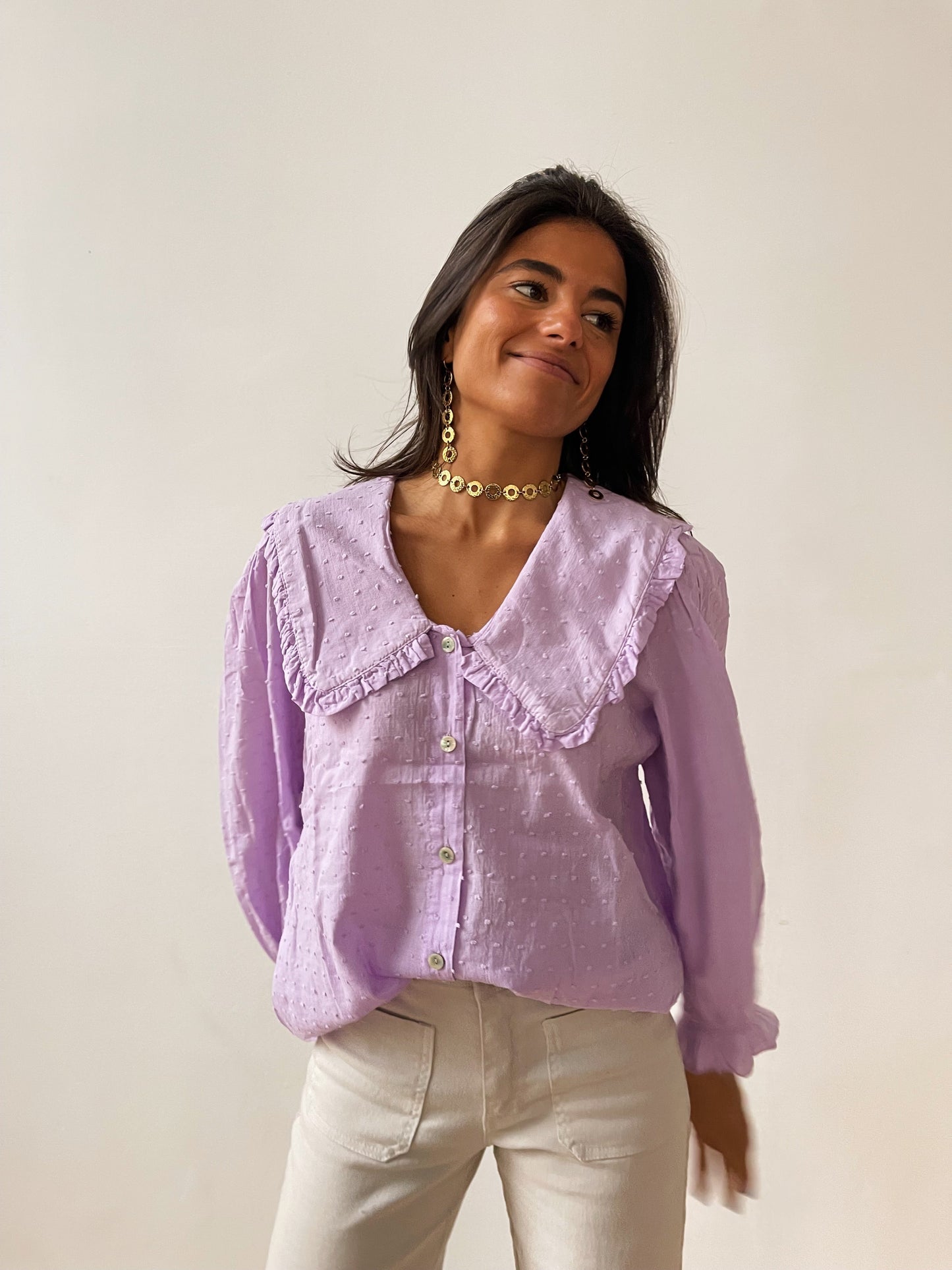 Camisa Chiara Lavanda