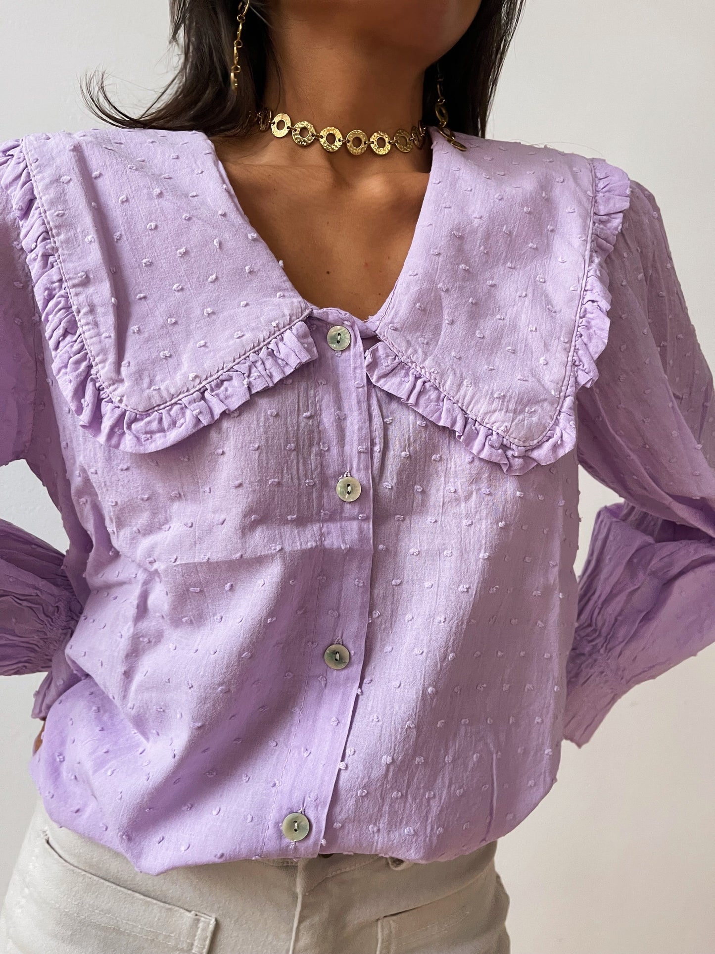 Camisa Chiara Lavanda