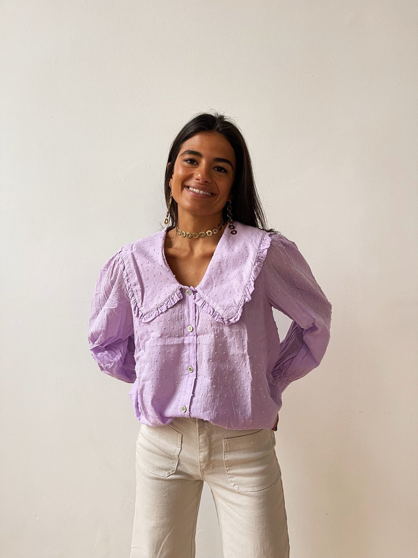 Camisa Chiara Lavanda