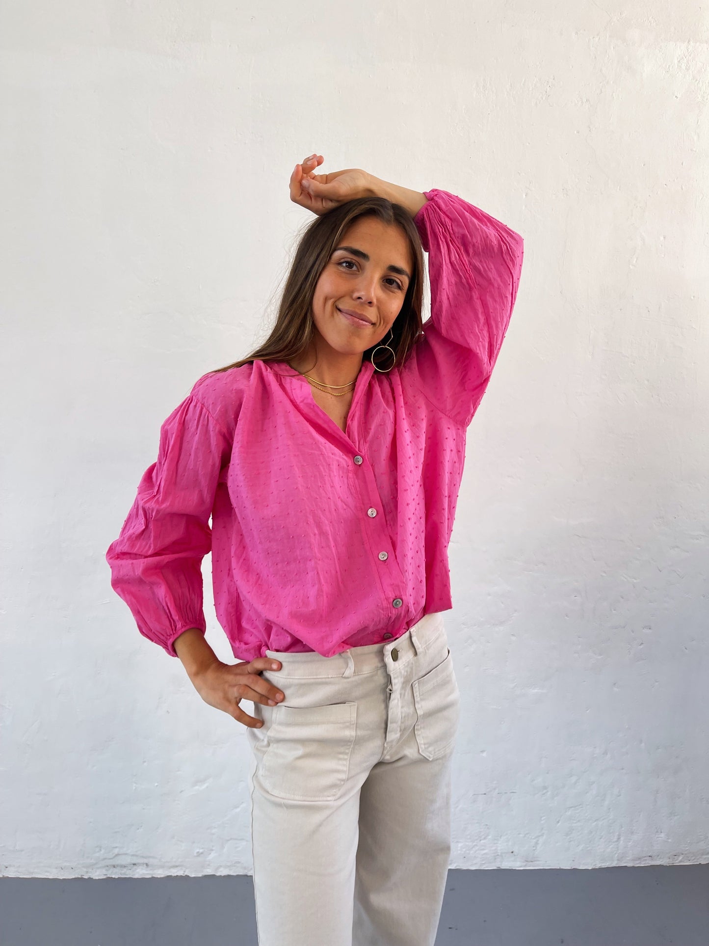 Blusa Julia Fucsia