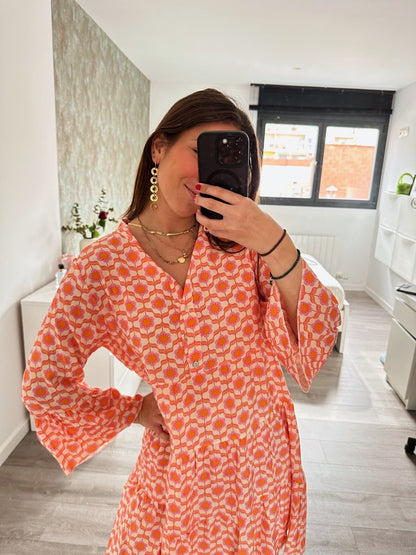 Vestido Lina Naranja