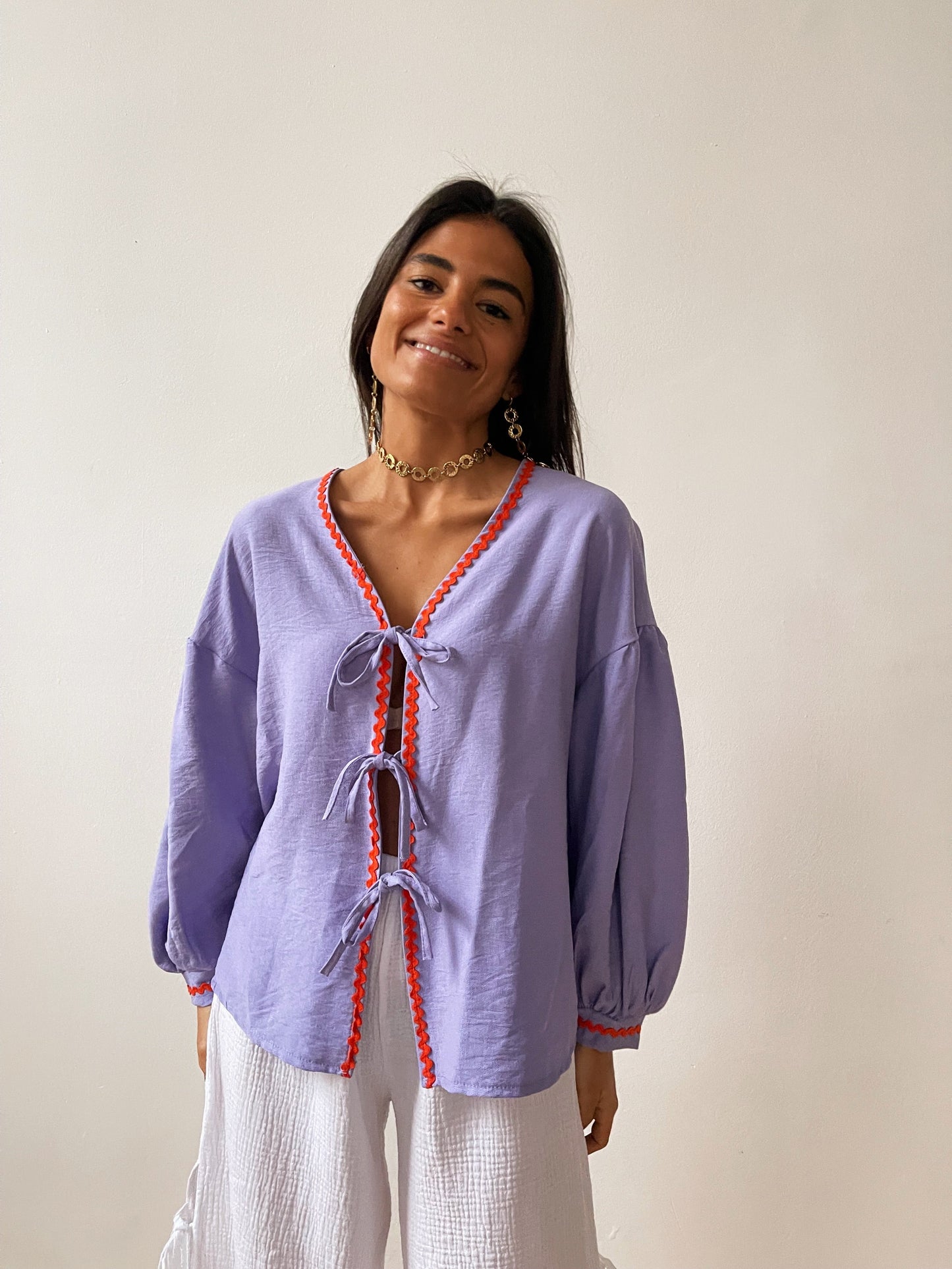 Blusa Marta Lavanda