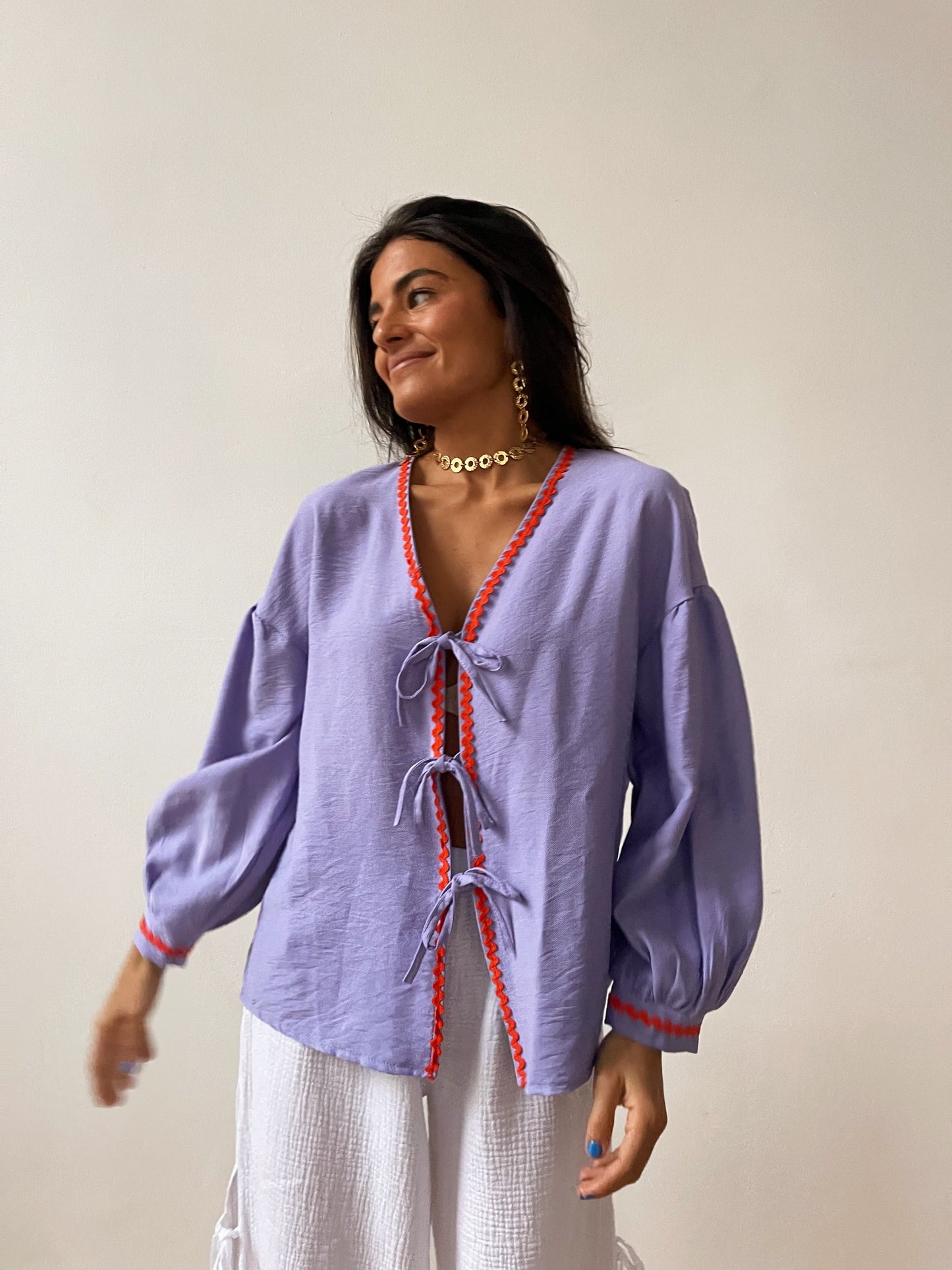 Blusa Marta Lavanda