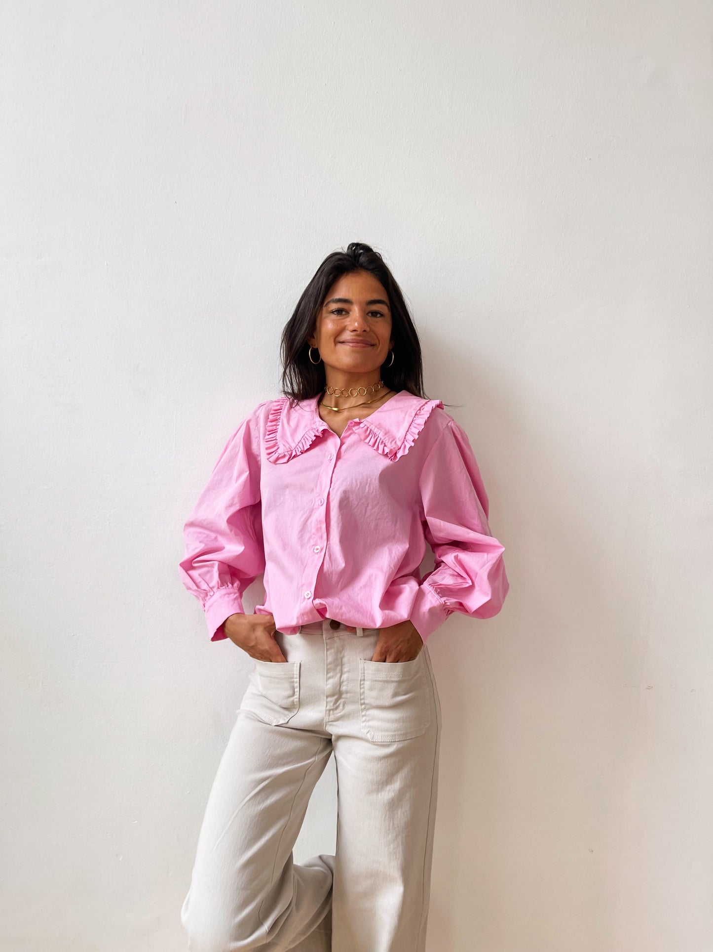 Camisa Daniella Fucsia