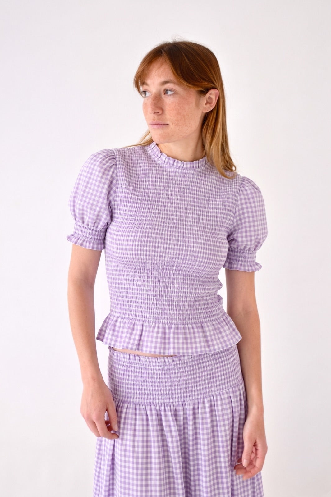 Top Lea Vichy Lavanda