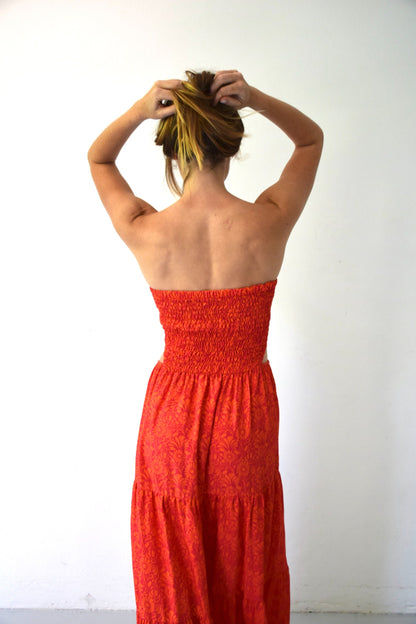 Vestido Casiopea Naranja