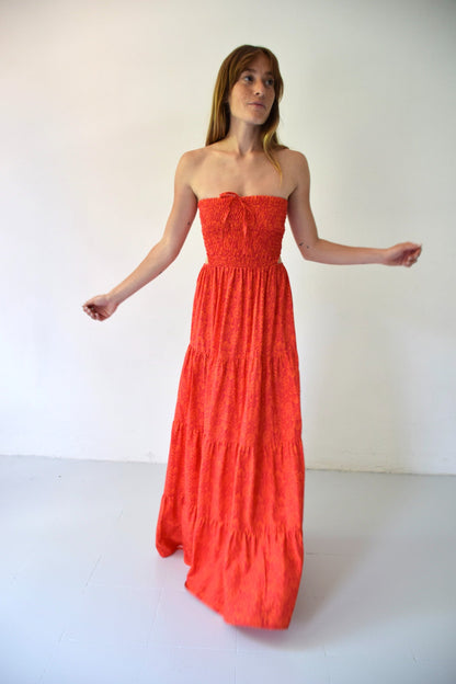 Vestido Casiopea Naranja