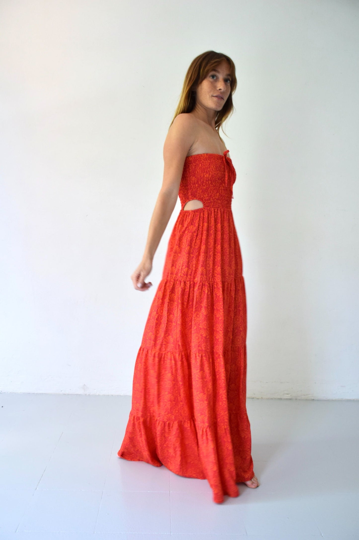 Vestido Casiopea Naranja