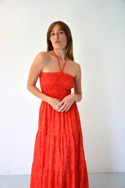 Vestido Casiopea Naranja