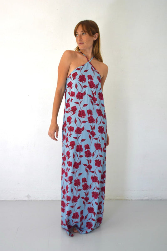 Kate Blue Floral Dress